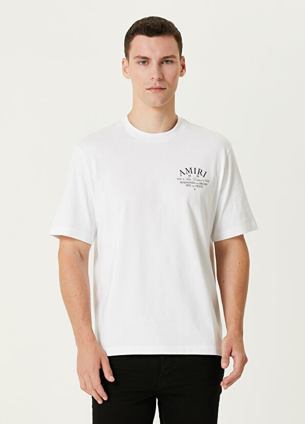 

Футболка с логотипом Amiri, белый