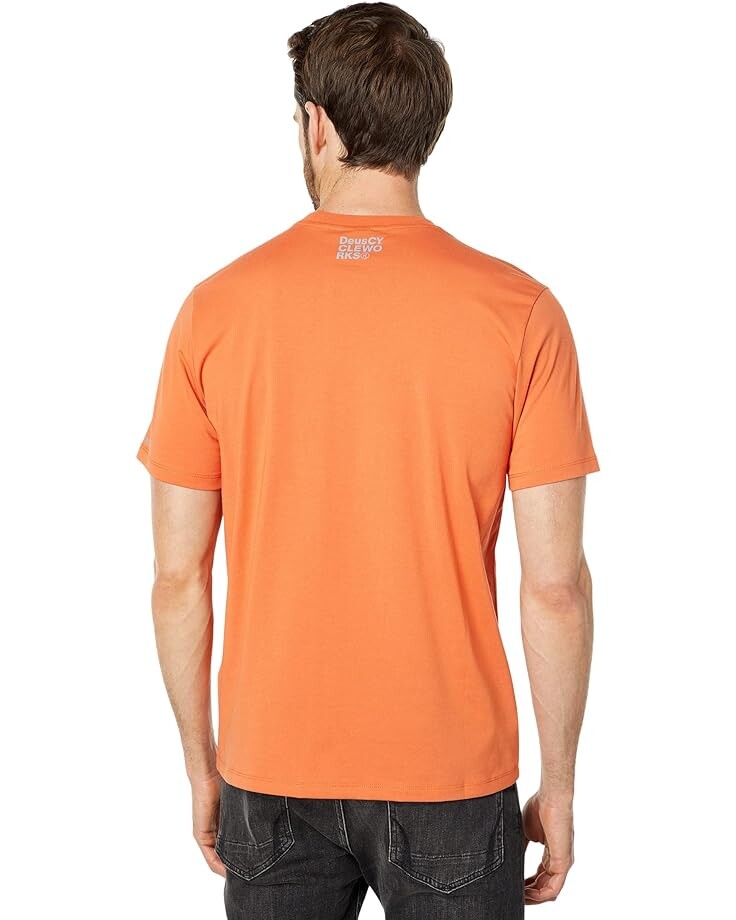 

Футболка Deus Ex Machina Cycleworked Tee, цвет Harvest Orange