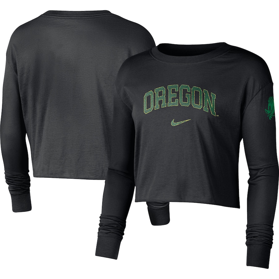 

Футболка с длинным рукавом Nike Oregon Ducks, черный