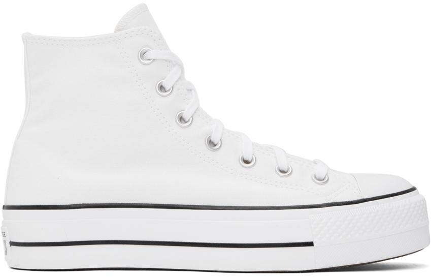 

Белые кроссовки на платформе Chuck Taylor All Star Converse