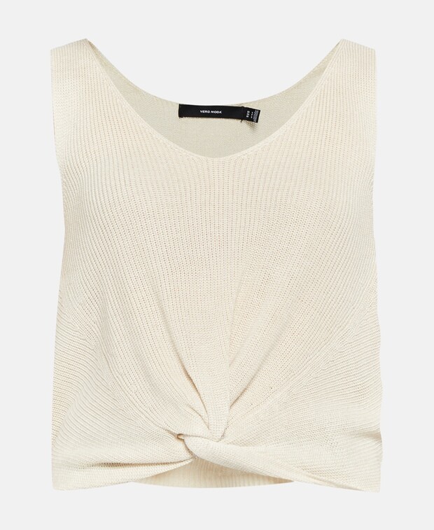 

Вязаный топ Vero Moda, экрю