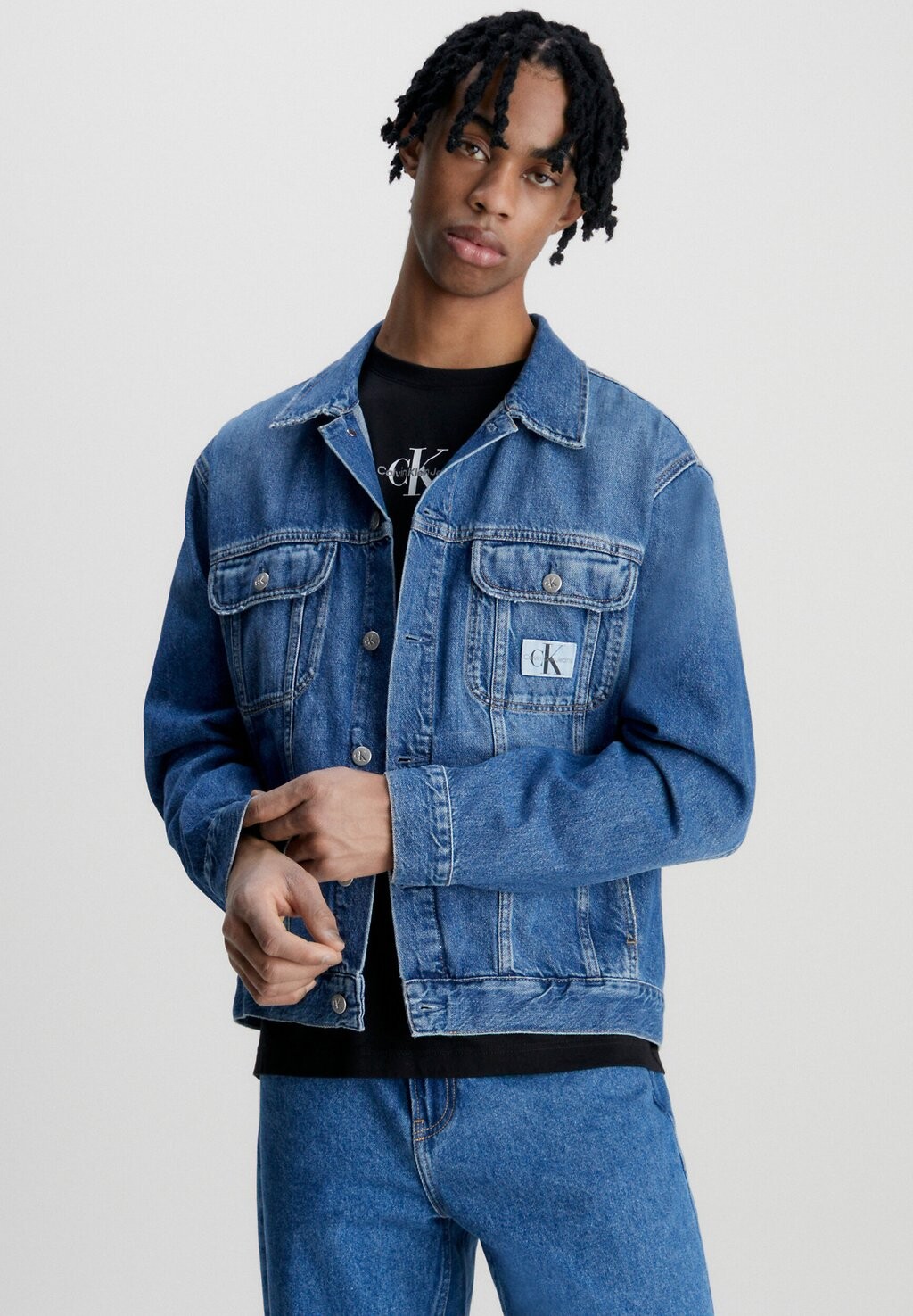 

Джинсовая куртка Calvin Klein Jeans, светло-синий