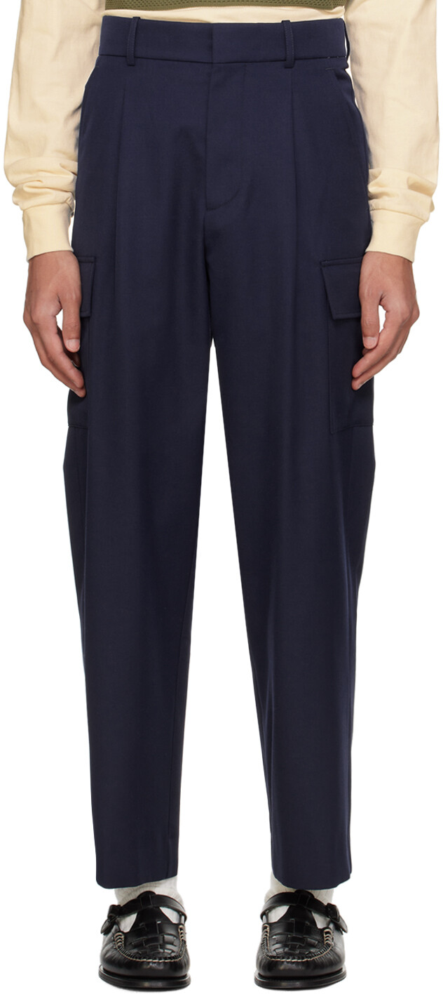 

Темно-синие брюки карго Le Pantalon Cargo Laine Drole De Monsieur