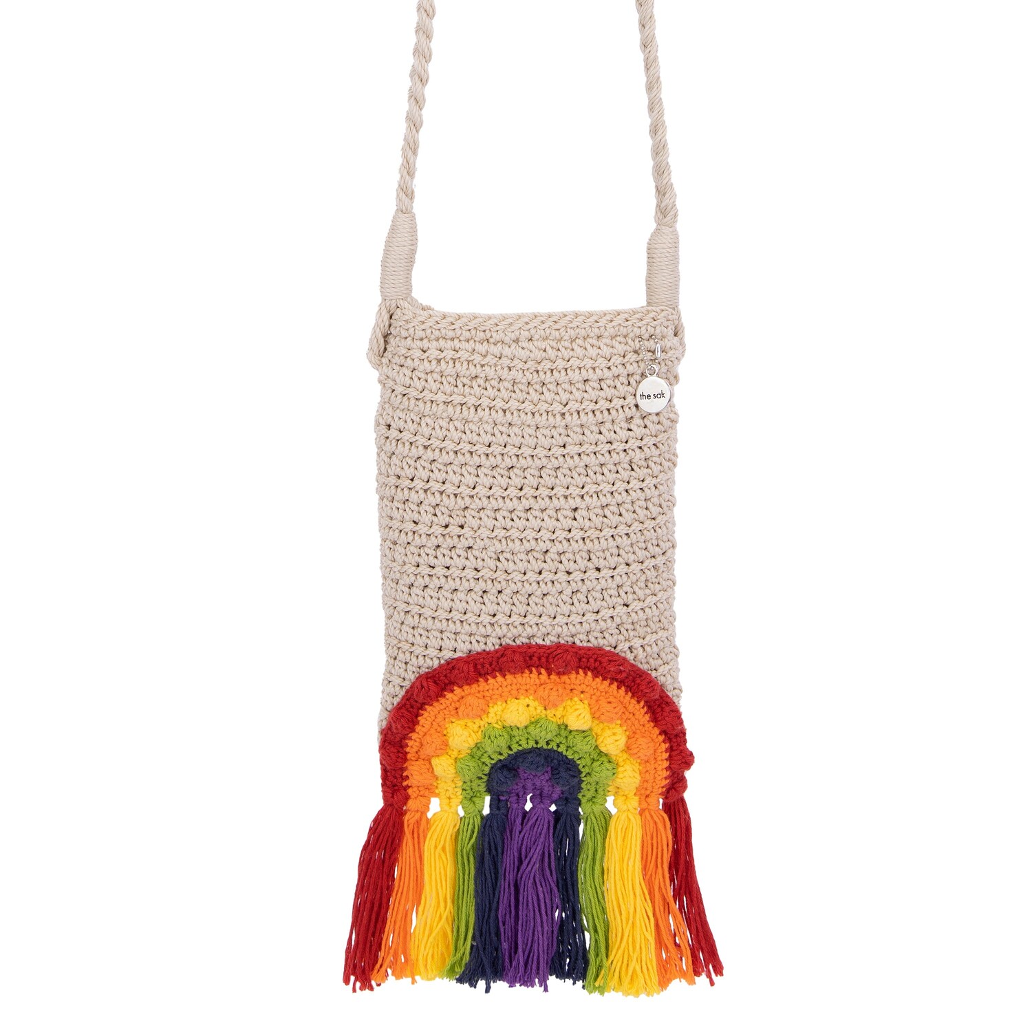 

Мини-кроссбоди Josie The Sak, цвет Hand Crochet - Rainbow Ecru