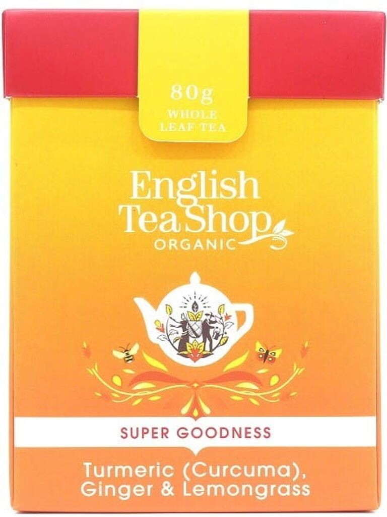 

Рассыпной чай с имбирем, куркумой и лемонграссом80 г ENGLISH TEA SHOP