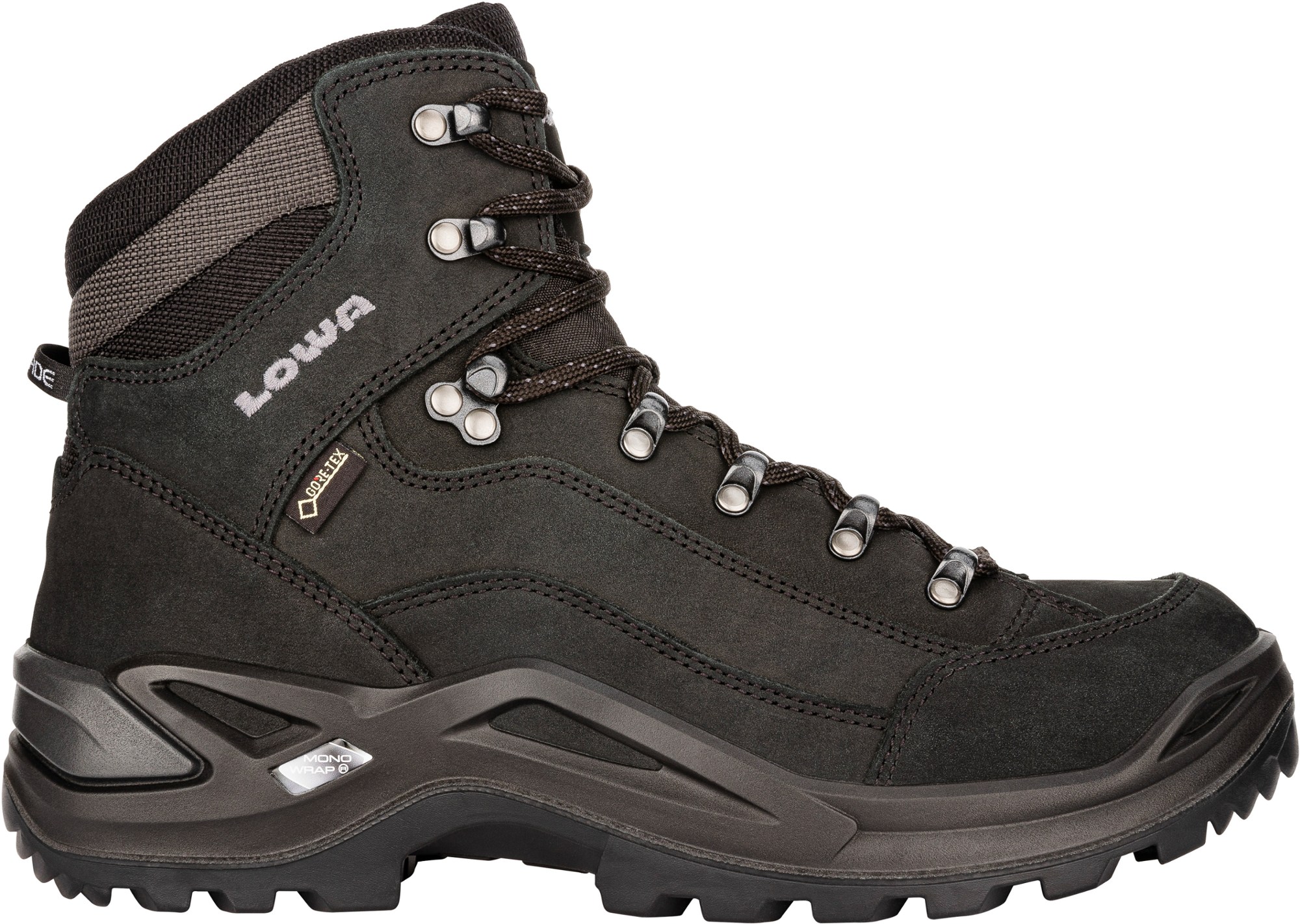 Походные ботинки Renegade GTX Mid — мужские Lowa, черный мужские водонепроницаемые походные ботинки черные ботинки для походов и горного туризма обувь для улицы для альпинизма для зимы 2022