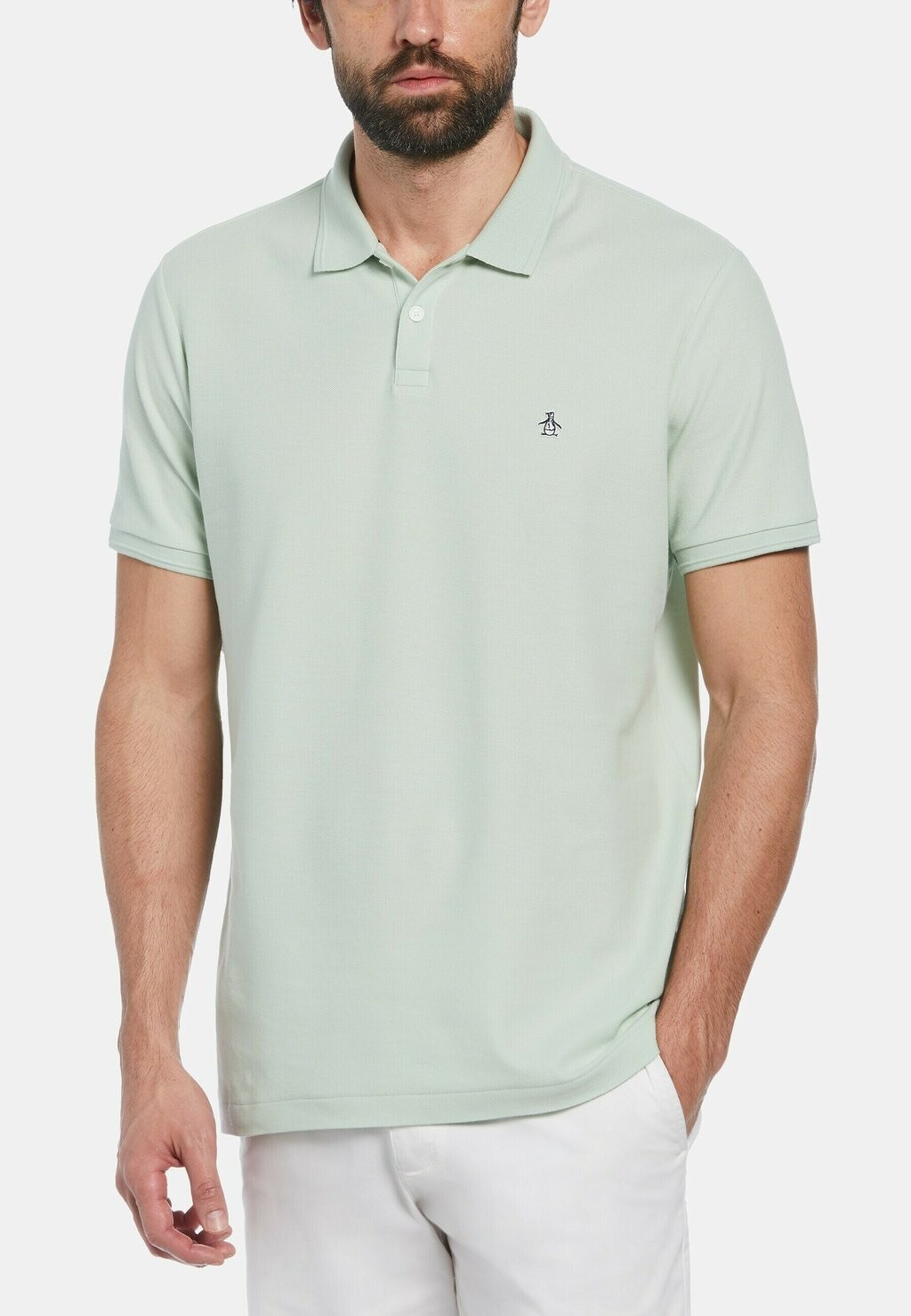 

Рубашка-поло DADDY Original Penguin, цвет silt green