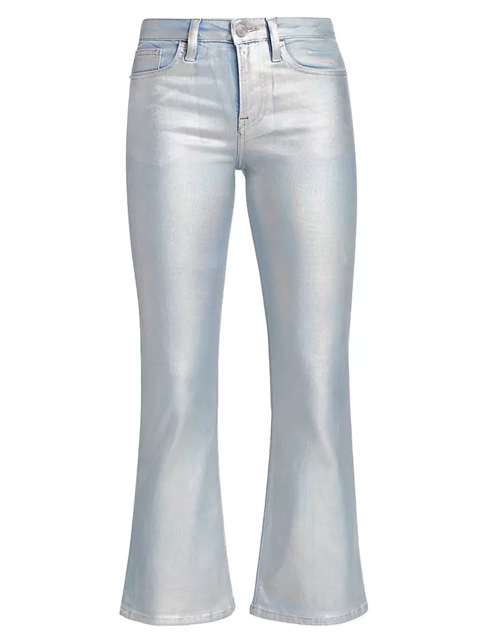 

Джинсы Le Crop Mini с эффектом металлик Frame, цвет hologram