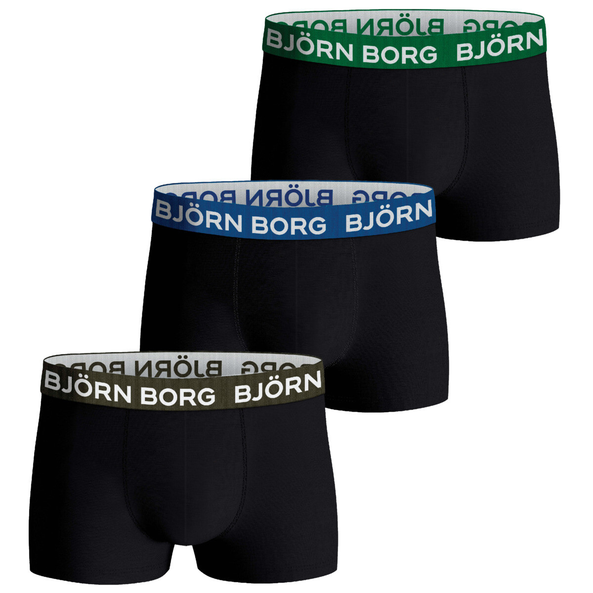

Боксеры Björn Borg Boxershorts Cotton Stretch Trunk 3 шт, черный