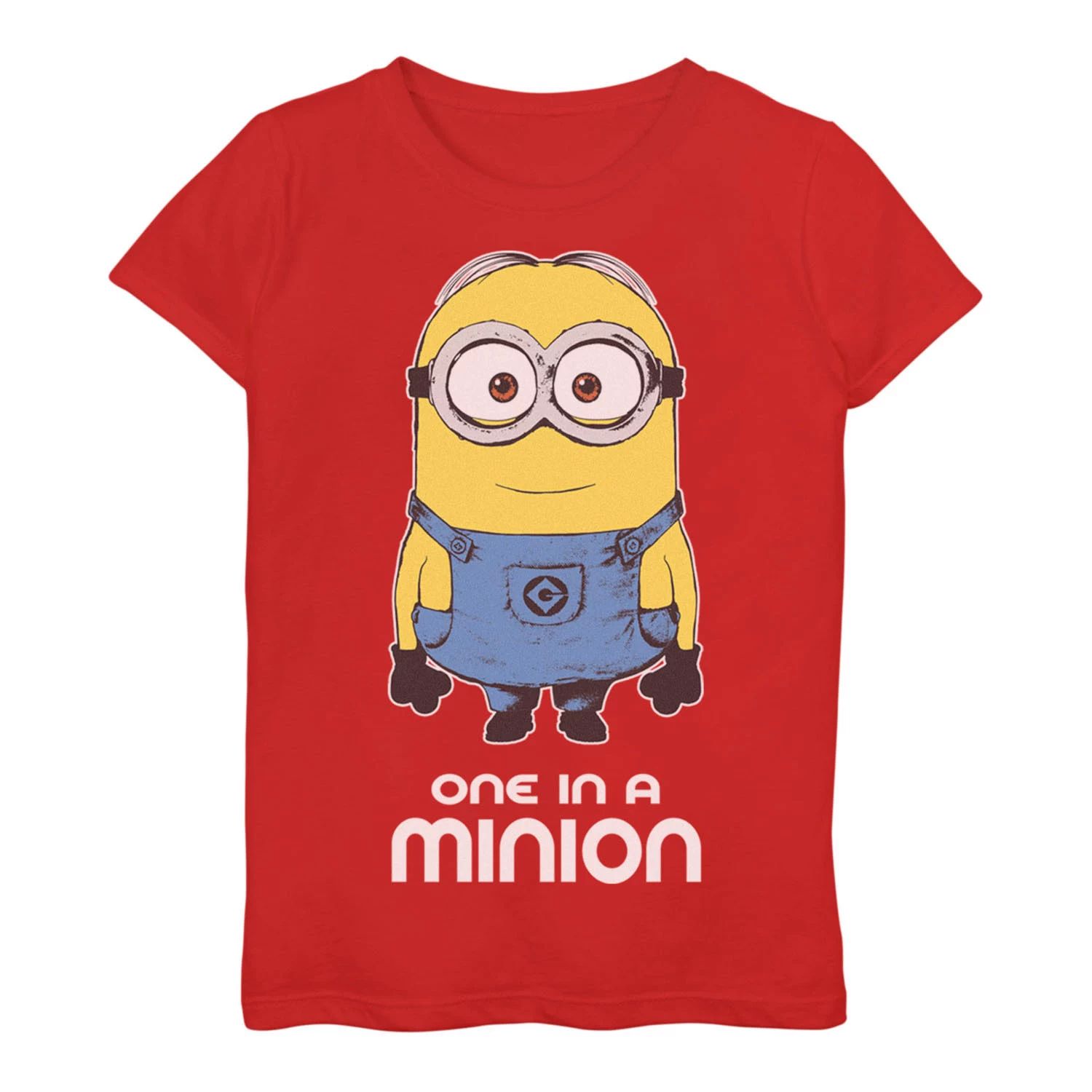 

Футболка Minions Bob для девочек 3–16 лет «One In A Minion» Licensed Character