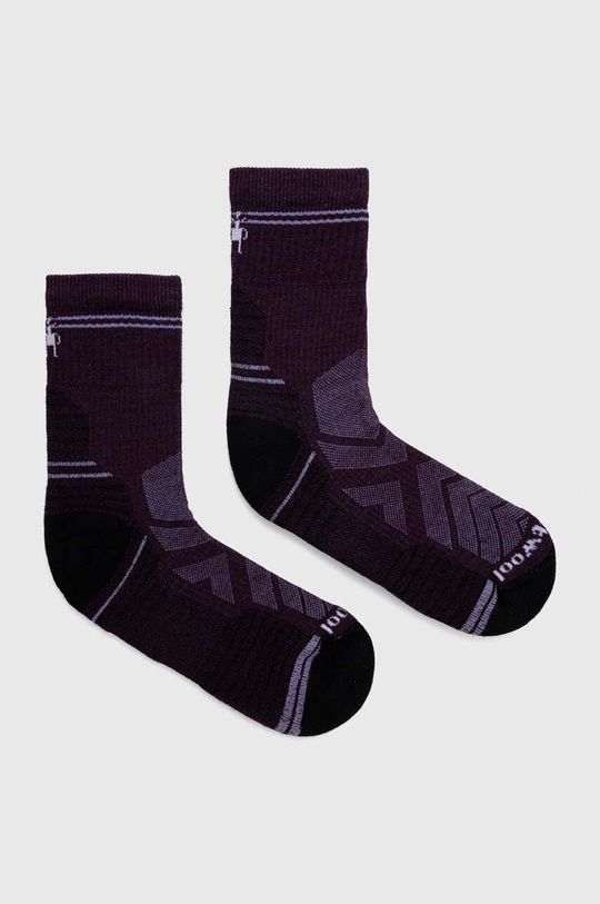 Носки средней длины с легкой подушкой Hike Smartwool, фиолетовый носки унисекс средней длины с принтами