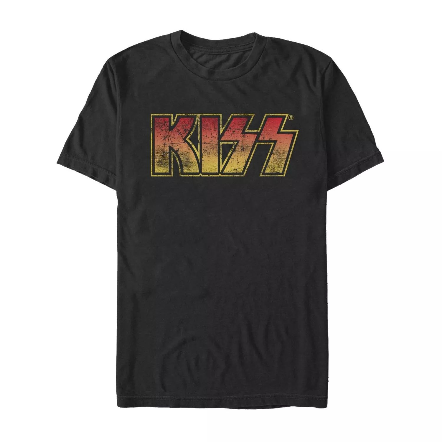 Мужская футболка с логотипом Kiss Fired Up