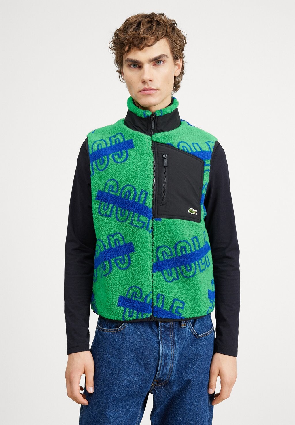 

Жилет Lacoste УНИСЕКС, цвет calathea/cobalt