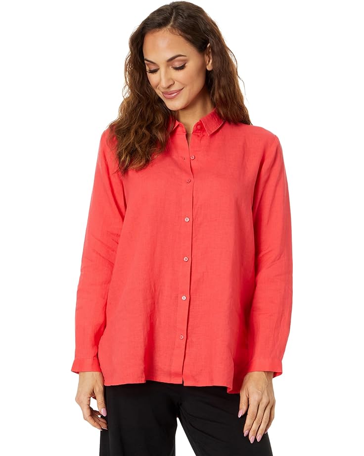 Рубашка Eileen Fisher Classic Collar, цвет Watermelon