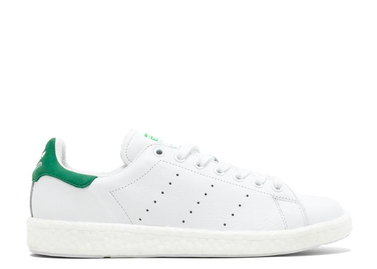 Кроссовки Adidas STAN SMITH BOOST 'WHITE GREEN', белый