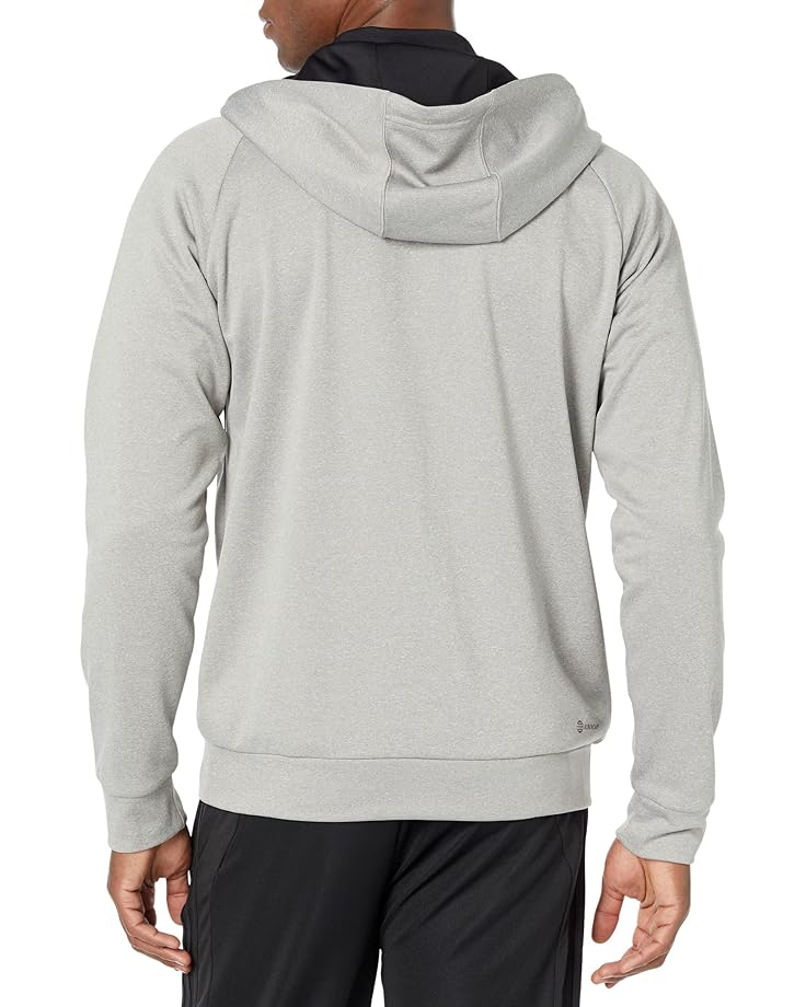 Худи Adidas Game & Go Full Zip Hoodie, цвет Medium Grey Heather Solid Grey