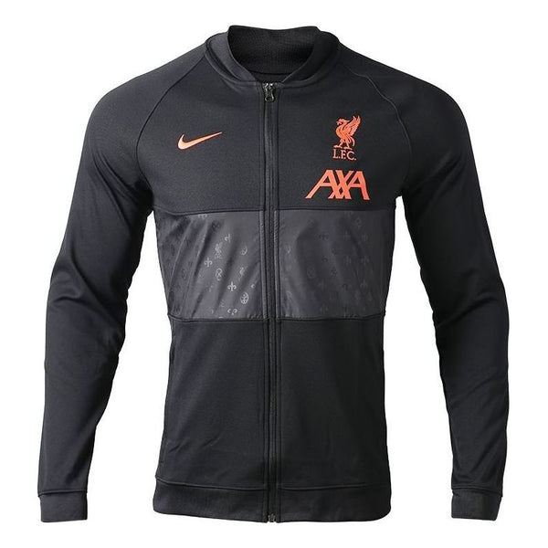 Куртка Nike Liverpool FC Soccer Track Jacket 'Black', черный