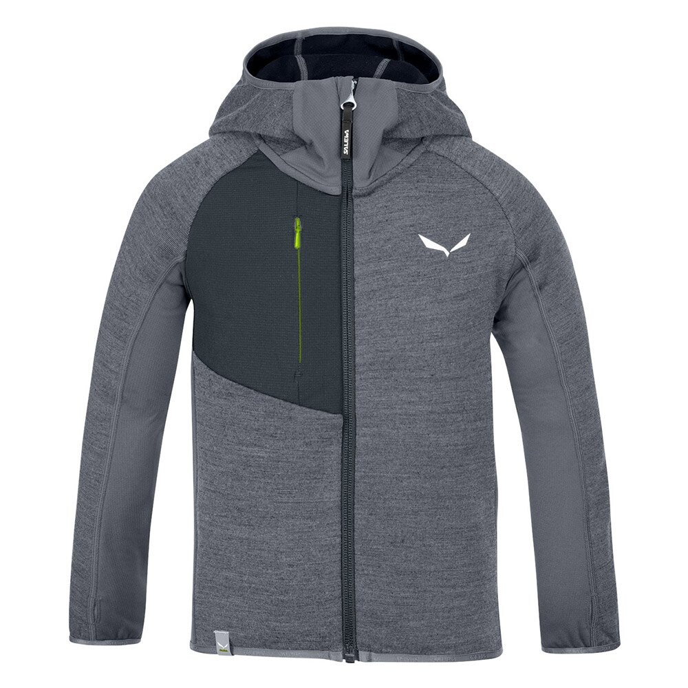 

Толстовка Salewa Puez Melange Polarlite Full Zip, серый