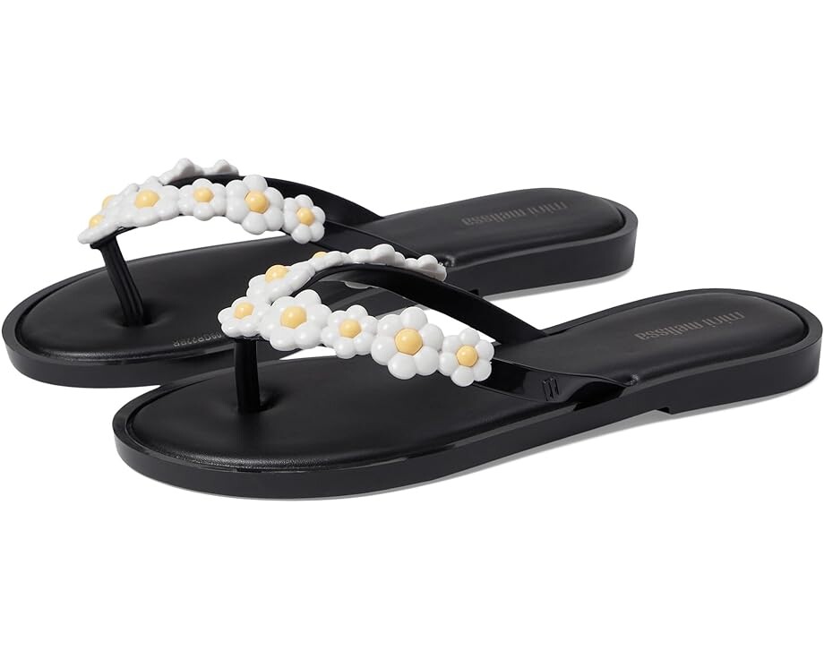 

Сандалии Mini Melissa Mini Flip-Flop Spring, черный/белый