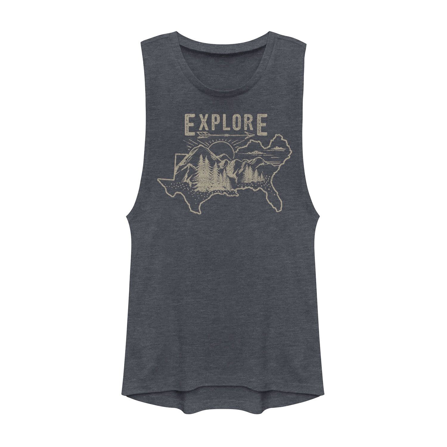 

Детская карта юга США «Исследуй» с футболкой Mountains Muscle Tee