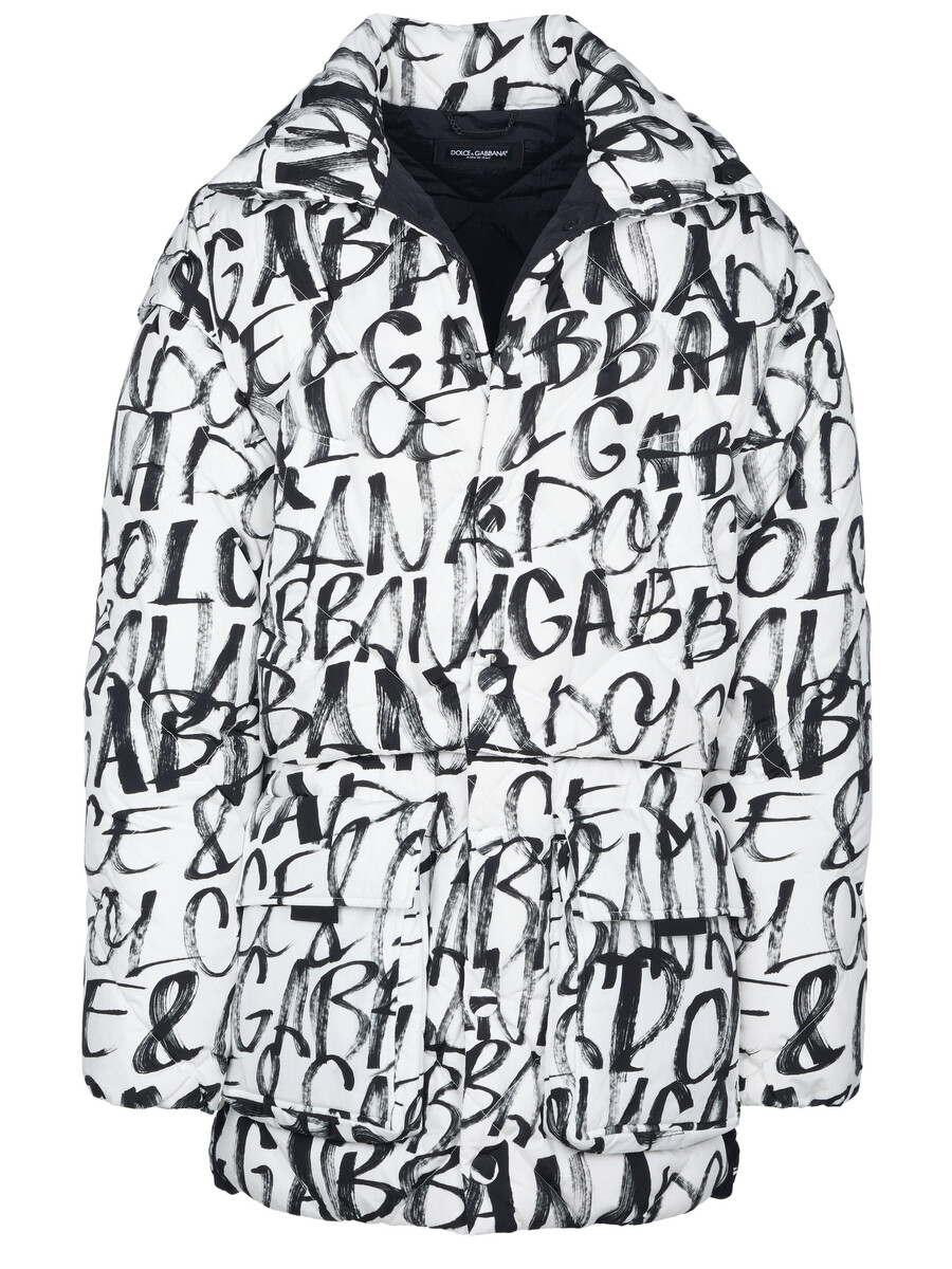 

Куртка Dolce & Gabbana, белый/черный