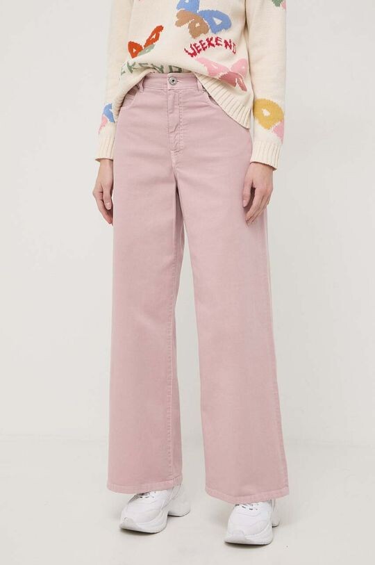 

Каннские джинсы Weekend Max Mara, розовый