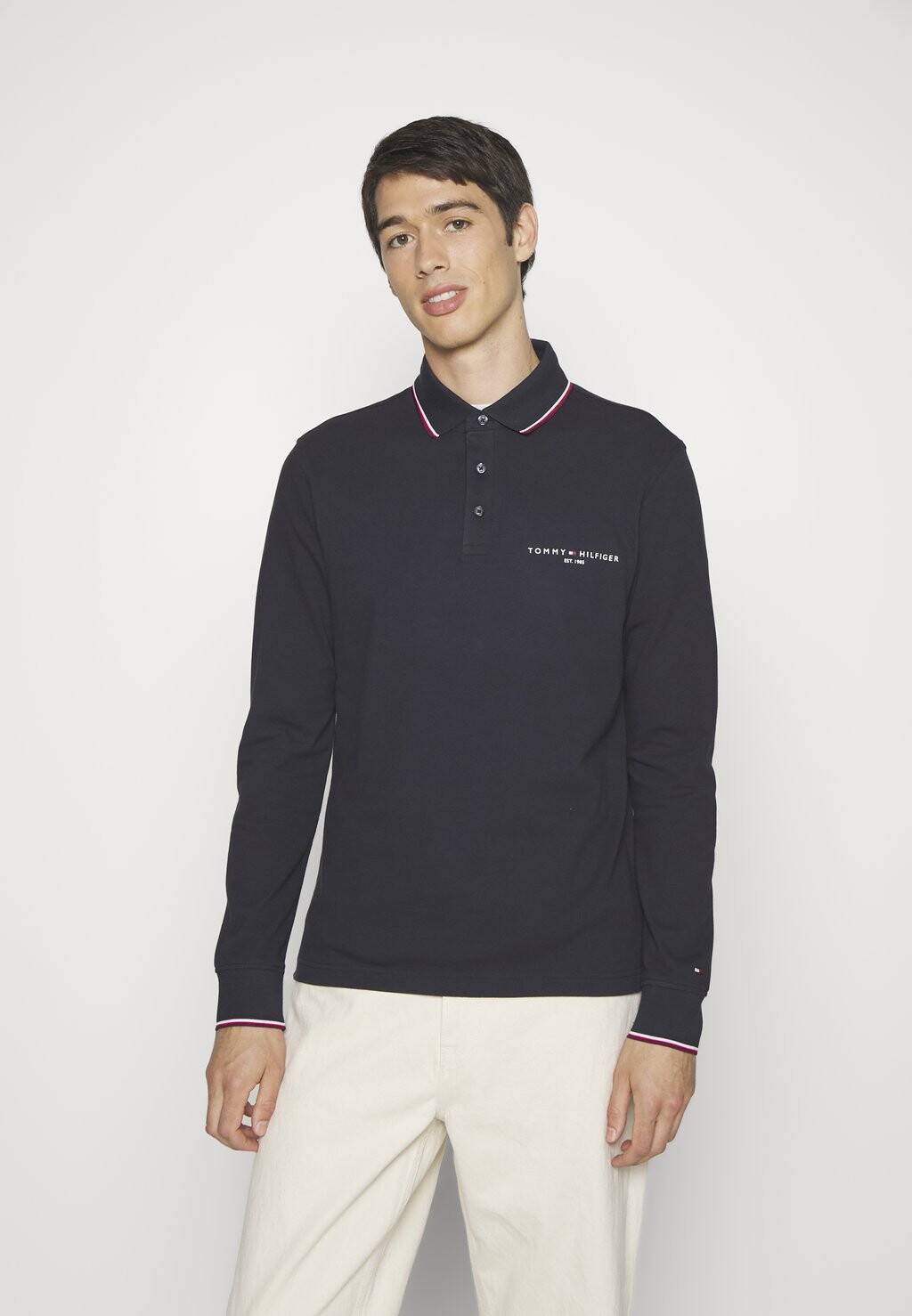 

Рубашка-поло TIPPED PLACE SLIM Tommy Hilfiger, небо пустыни