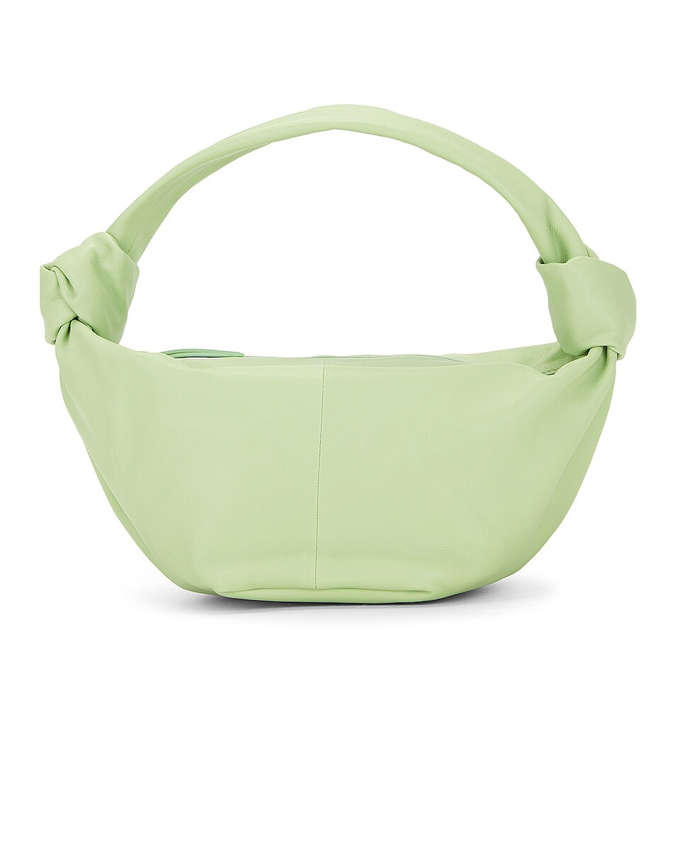 

Сумка через плечо Bottega Veneta Double Knot, цвет Pistachio & Silver