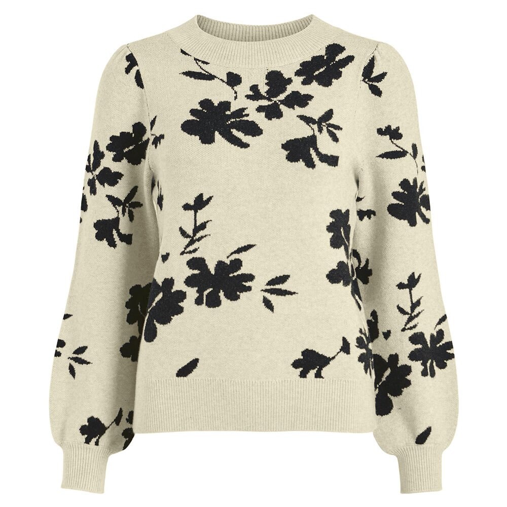 

Свитер Vila Ril Jacquard Flower Crew Neck, зеленый