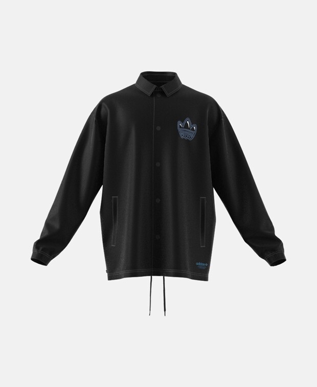 

Кожаная куртка adidas Originals, черный