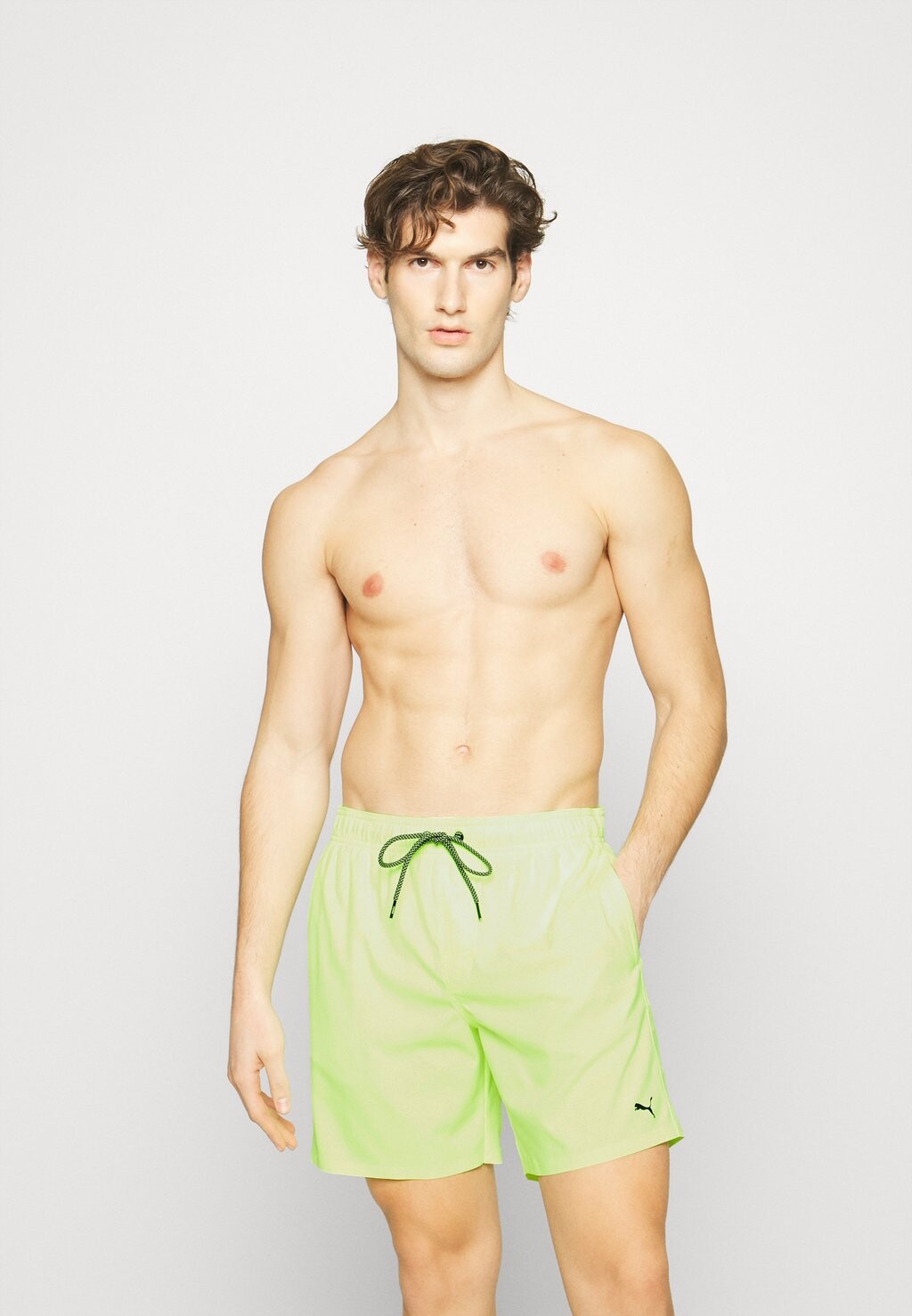 

Шорты для плавания SWIM MEN MEDIUM LENGTH Puma, быстрый желтый