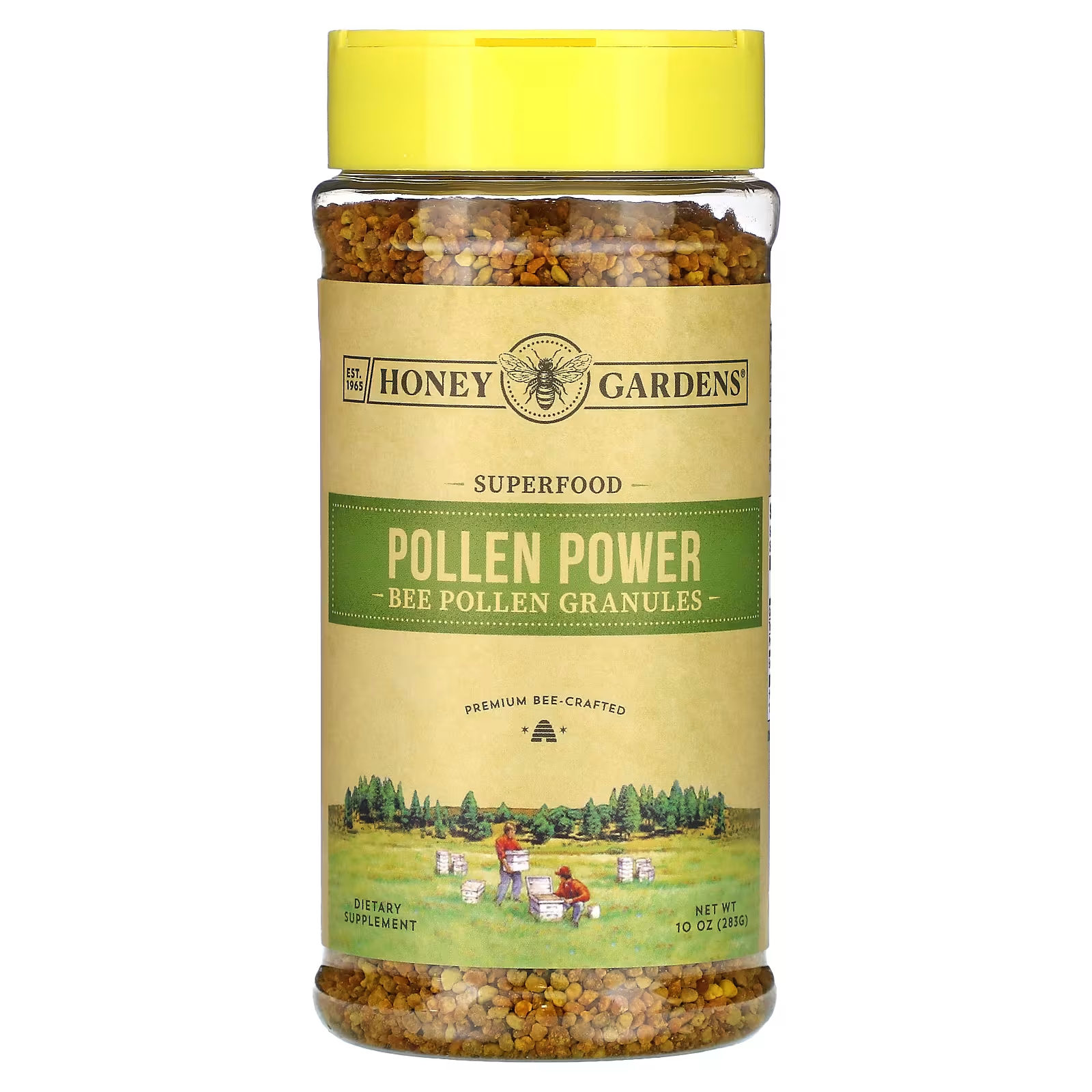Гранулы пчелиной пыльцы Honey Gardens Pollen Power, 10 унций (283 г) c c pollen гранулы пчелиной пыльцы 454 г 16 унций