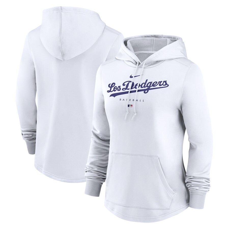 

Пуловер с капюшоном Nike Los Angeles Dodgers, белый