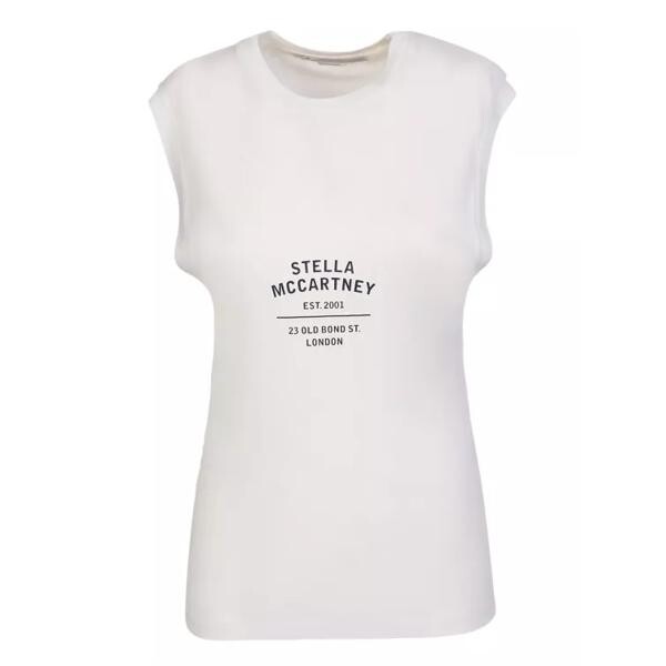 

Футболка white casual logoed t-shirt Stella Mccartney, мультиколор