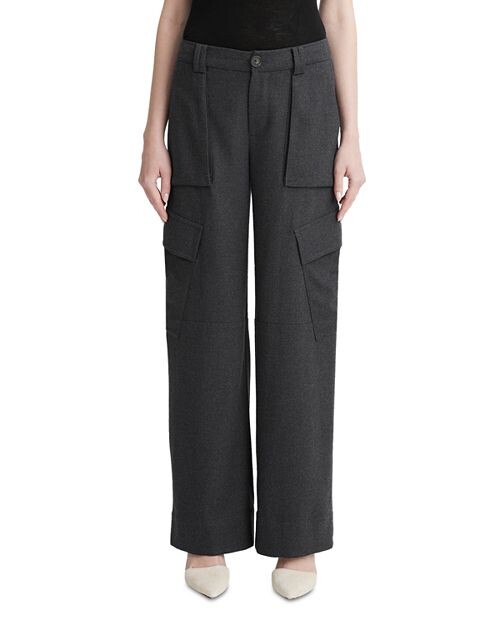 

Широкие брюки Vince, цвет Black