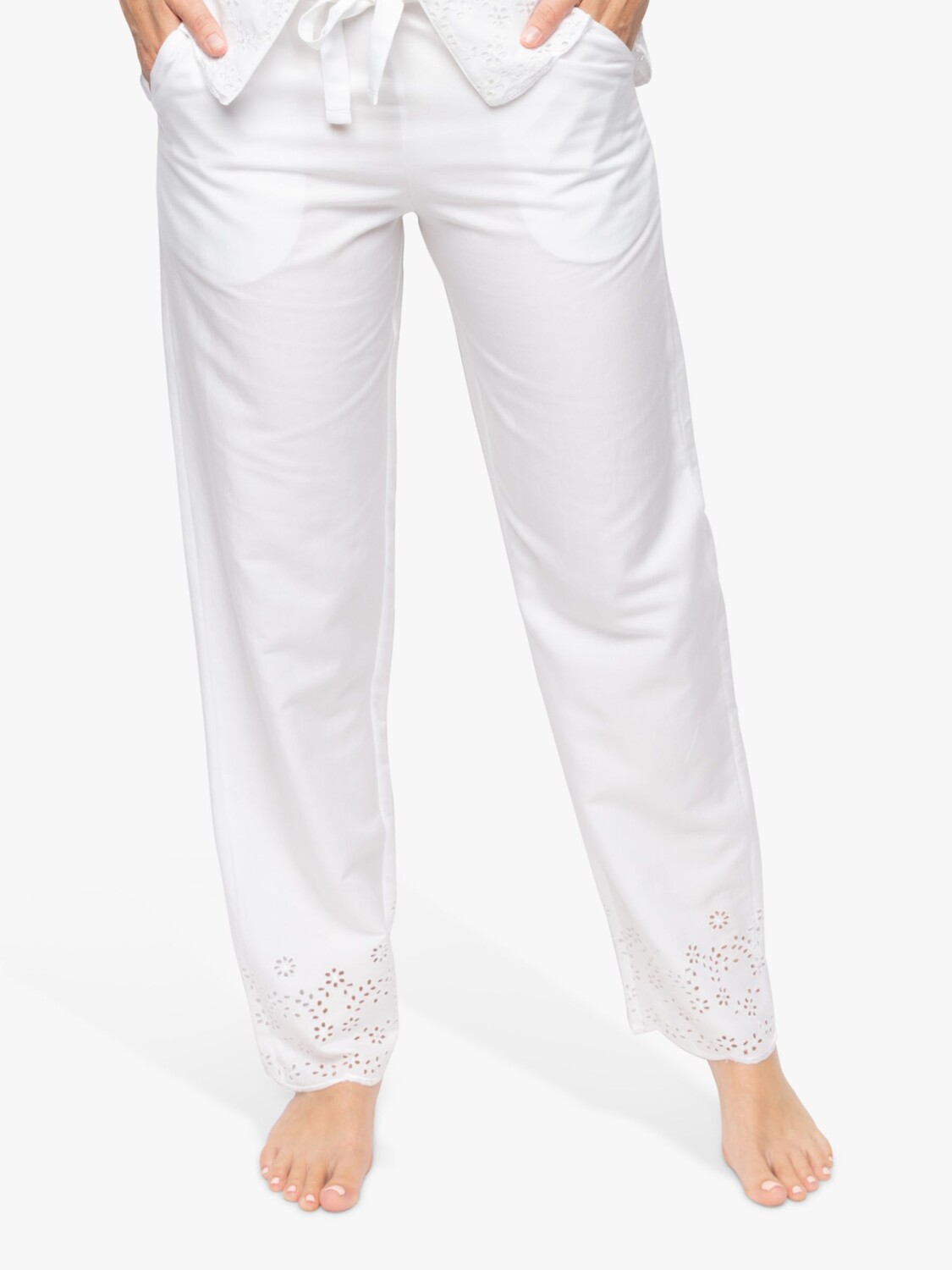 

Cyberjammies Saskia Пижамные штаны с вышивкой, белые