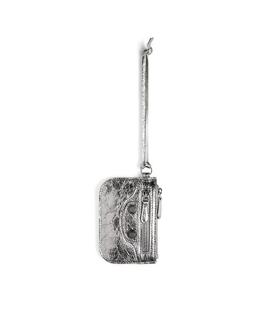 

Портмоне Le Cagole из металлизированного серебра Balenciaga, цвет Silver