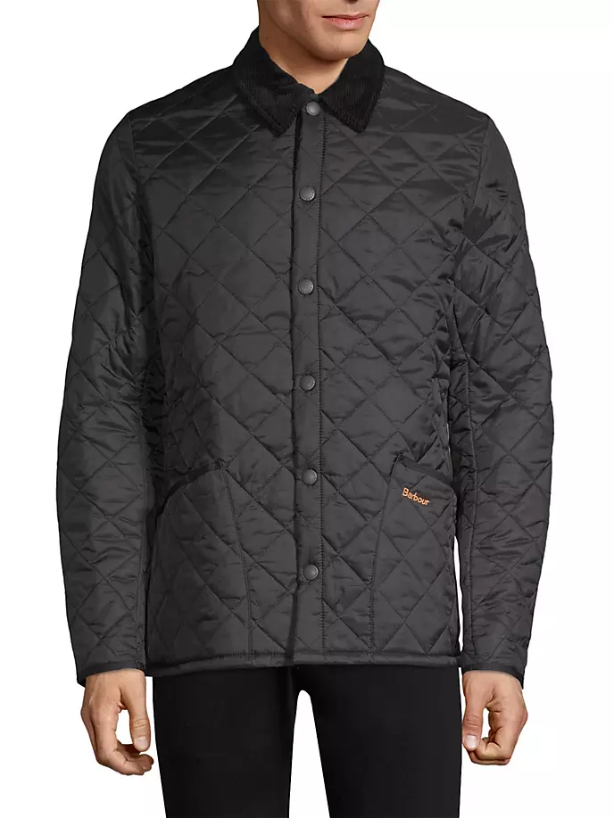 Стеганая куртка Barbour Heritage Liddesdale Barbour, черный