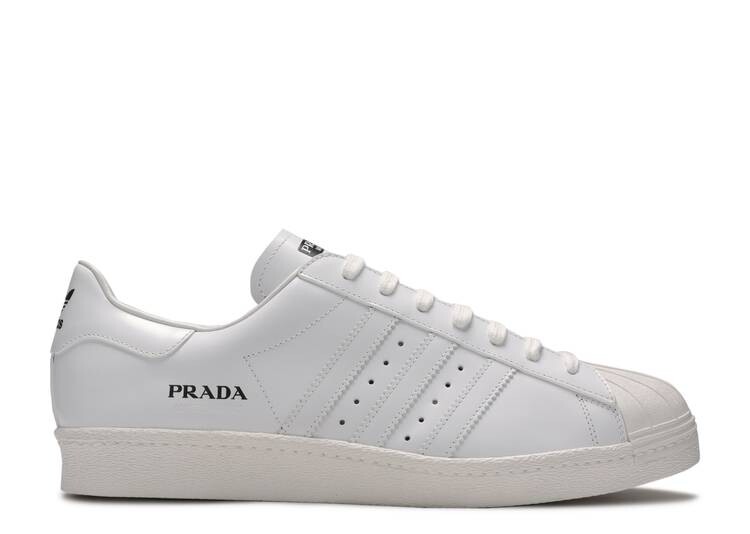 

Кроссовки Adidas PRADA X SUPERSTAR 'CORE WHITE' & BAG BUNDLE, белый, Белый;серый
