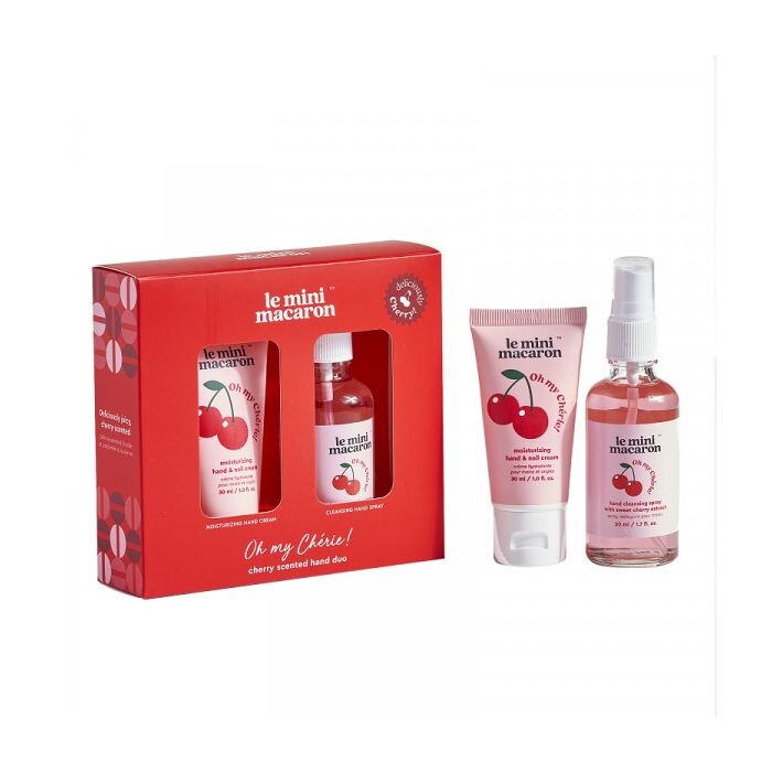 

Крем для рук Oh My Cherie Cherry Crema de Manos Duo Le Mini Macaron, Set 2 productos