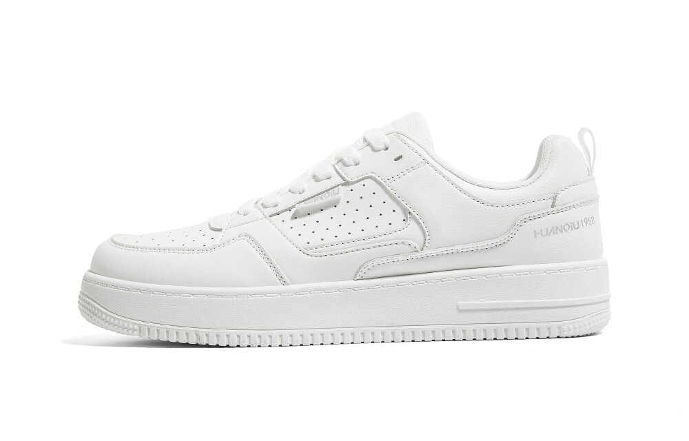 

Кроссовки HUANQIU Skateboarding Shoes Men Low-top, белый