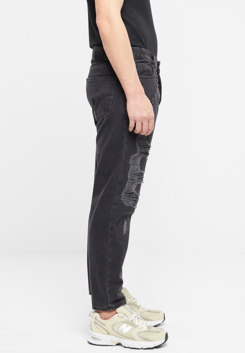 

Джинсы свободного кроя Boyfriend Fit 2Y Studios, черные