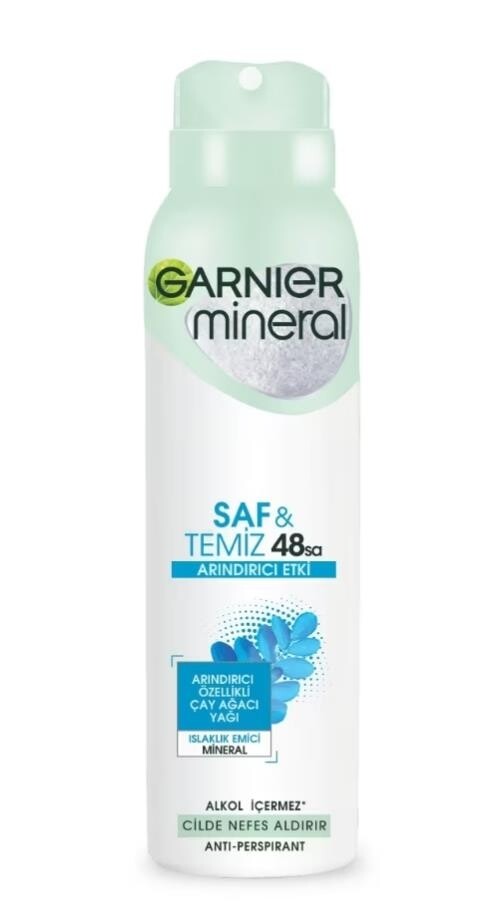

Дезодорант Garnier Mineral Pure & Clean 150 мл Очищающий эффект