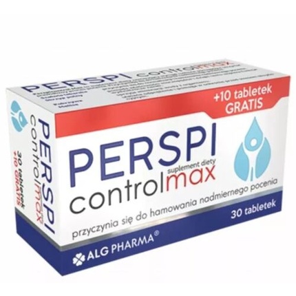 Perspicontrol Max 30 таблеток + 10 таблеток БЕСПЛАТНО — сильный контроль потоотделения Alg Pharma
