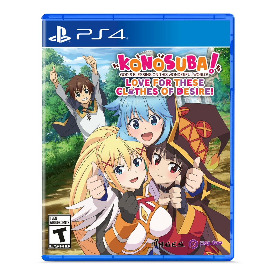 Видеоигра Konosuba- God's Blessing on this Wonderful World! Love For These Clothes of Desire! - PlayStation 4 anime god s blessing on this wonderful world kraft paper retro konosuba poster home decor living room bar decoration painting