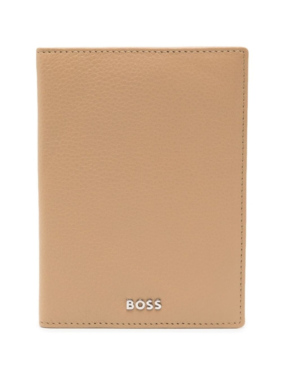

Обложка для паспорта из зернистой кожи BOSS, коричневый