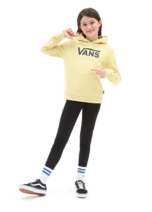 

Желтая женская толстовка с воротником с капюшоном Vans, Желтый