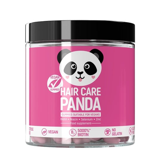Noble Health, Hair Care Витамины для волос Panda в желе, 60 шт. конфеты желейные победа шмелькино брюшко 250 г