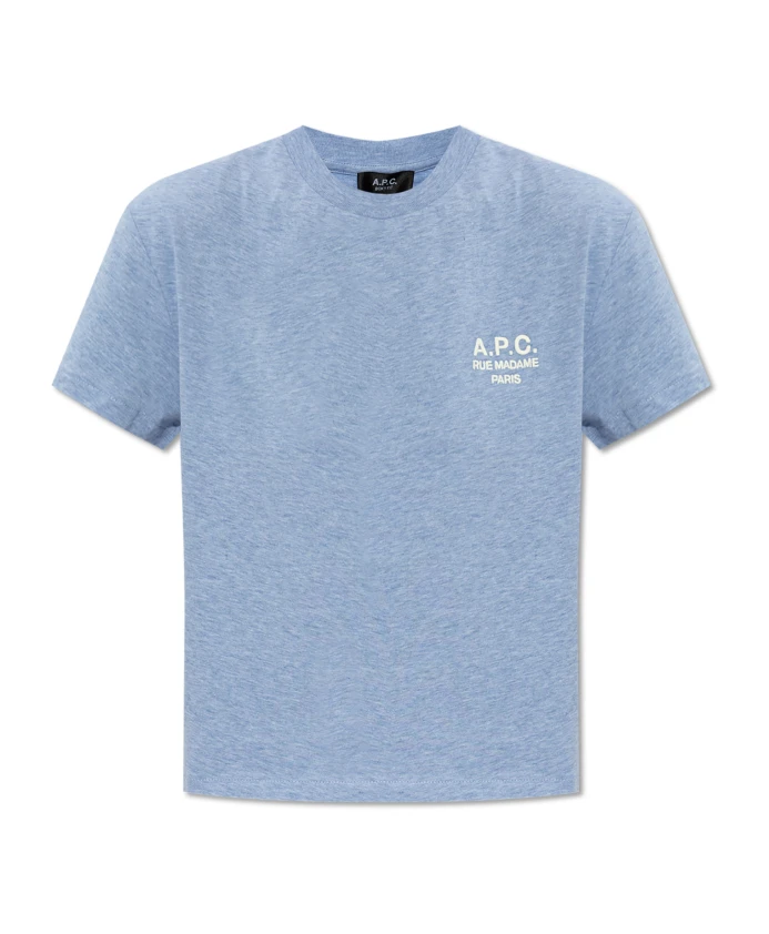 

Футболка с логотипом A.P.C., синий