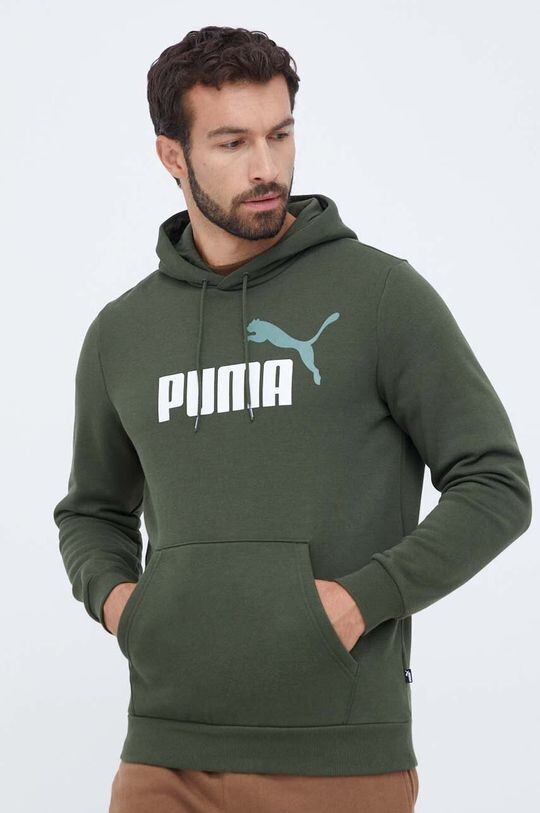 

Толстовка Пума Puma, зеленый